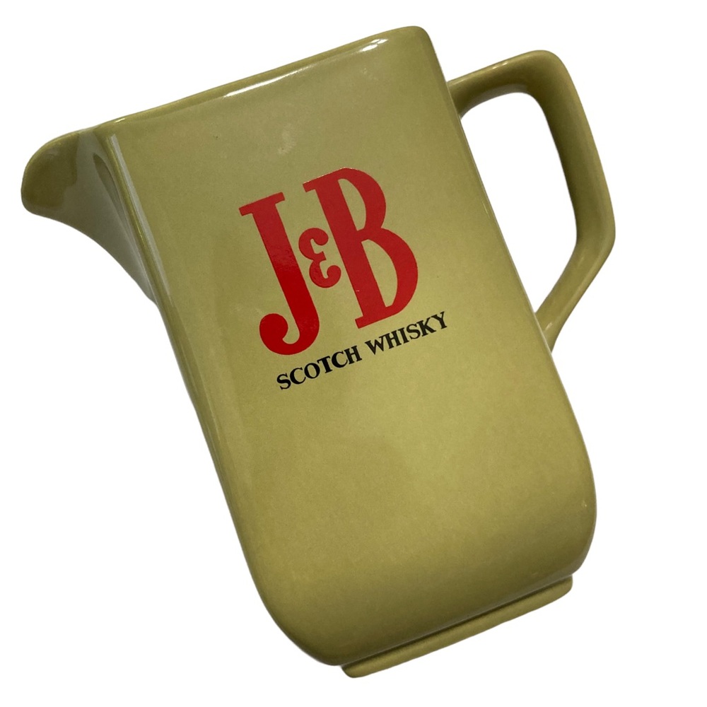 J&B Scotch Whiskey Ceramic Pitcher Wade England